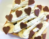 生チョコ＊ホイップ♡バナナトースト♡作り方7写真