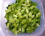ニラ納豆和えにアーモンド。作り方1写真