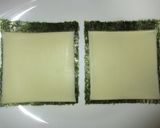 レンジで簡単！チーズ入り海苔天！作り方1写真