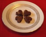 バレンタイン　白い❤︎のサクサクチョコ作り方1写真
