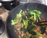 豚肉とタアサイの炒め物作り方6写真