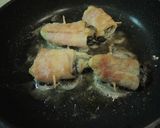 牡蛎のベーコン巻バター焼き作り方7写真