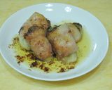 牡蛎のベーコン巻バター焼き作り方9写真