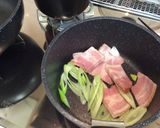 ベーコンと白菜の煮物作り方2写真