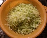 キャベツ炒め　ソース味作り方1写真
