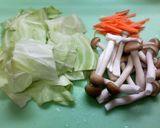 豆腐キャベツしめじの豆乳クリームシチュー作り方1写真