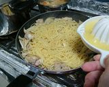 鶏とエリンギのレモンパスタ作り方5写真