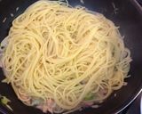 ねぎ大量消費！超簡単ツナと長ネギのパスタ作り方7写真