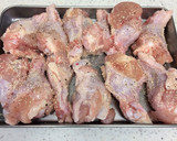 手羽元とじゃがいもの甘辛揚げ焼き☆作り方1写真