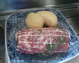 豚肉と林檎の煮込み マスタード添え作り方1写真