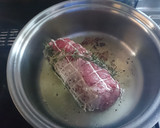 豚肉と林檎の煮込み マスタード添え作り方2写真