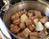 無添加 簡単 圧力鍋 豚角煮 豚大根煮作り方4写真