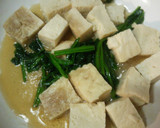 簡単！冷凍豆腐で高野豆腐の卵とじ風作り方2写真