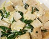 簡単!冷凍豆腐で高野豆腐の卵とじ風作り方3写真