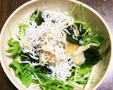 さっぱり水菜と大根おろしのしらすサラダ作り方2写真