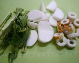 簡単！かぶとちくわの味噌汁作り方1写真