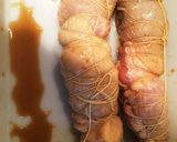 お弁当にも☆きんぴらごぼうの鶏肉巻き作り方2写真