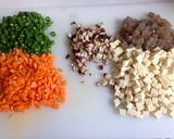 炒りダブル豆腐 +キヌア作り方1写真