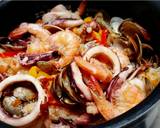 ◆炊飯器DE簡単！魚介の旨味パエリア♪◆作り方9写真