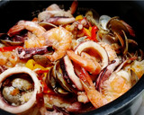 ◆炊飯器DE簡単！魚介の旨味パエリア♪◆作り方9写真