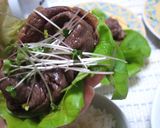 サラダ菜＆スプラウトで焼肉まきまき♫作り方2写真
