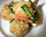 簡単！ご飯がススム！海老もちのマヨ炒め作り方10写真