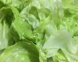 ♡レタス丸ごと✳︎さんまのサラダ♡作り方1写真