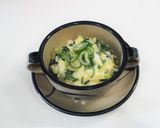 風邪＆夜食に☆にら玉雑炊（残りご飯で）作り方5写真