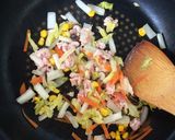 幼児とおやこランチ☆野菜たっぷり中華丼風作り方3写真