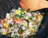 幼児とおやこランチ☆野菜たっぷり中華丼風作り方6写真