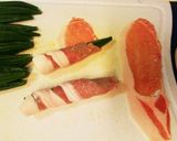 甘辛照り焼き✩オクラの豚肉巻き作り方2写真