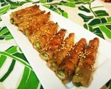 甘辛照り焼き✩オクラの豚肉巻き作り方7写真