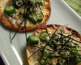 和風テイスト★餃子ピザ♪お酒のあてに～作り方4写真