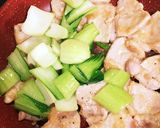 チンゲン菜と豚肉作り方4写真