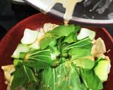 チンゲン菜と豚肉作り方5写真