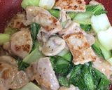 チンゲン菜と豚肉作り方7写真