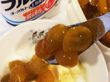 ほっとヨーグルトに甘酒いれて♪元気で快腸