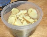 酢生姜とキノコのレンジ蒸し作り方1写真