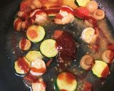 白ワイン香る☆ケチャップパスタ作り方6写真