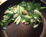 長ねぎと豚小間肉の塩だれ炒め作り方3写真