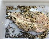 簡単＊鶏胸肉のごま仕立て＊作り方4写真