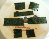 キャラ弁　簡単　パンダ♡　動物　海苔だけ作り方2写真