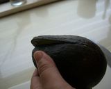 種も綺麗なアボカドをわさマヨ醤油でどうぞ作り方2写真