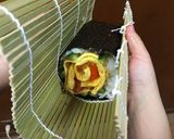 【飾り巻き寿司】バラの花作り方15写真