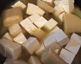豆腐入り〜和風ホワイトシチュー作り方3写真