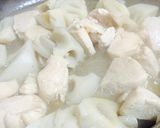 レンコンと鶏胸肉の味噌煮作り方4写真