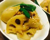 レンコンと鶏胸肉の味噌煮作り方7写真
