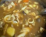 残ったカレーで簡単！どろっと濃厚カレーつけ蕎麦作り方5写真