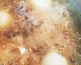 染み染み♡手羽元、茹で卵、ごぼうの甘辛煮作り方3写真