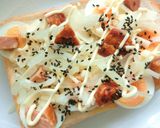 茹で卵×焼き豚のトースト作り方6写真